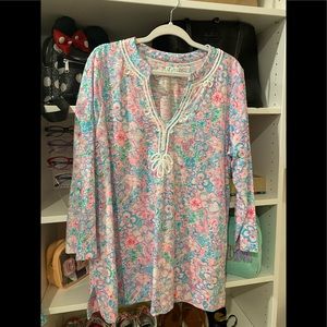 XL Lilly Pulitzer 3/4 sleeve top